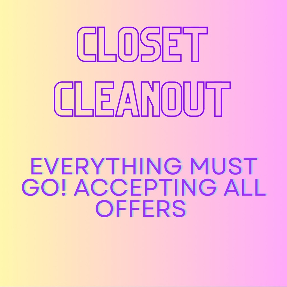 Closet Cleanout!!!